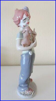 Lladro 8237 Stage Partners girl clown with Puppy Dog UTOPIA MWOB, RV$430