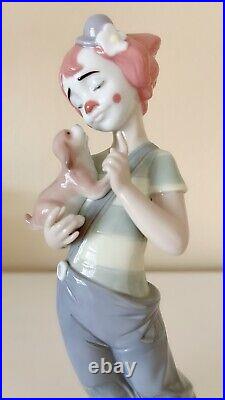 Lladro 8237 Stage Partners girl clown with Puppy Dog UTOPIA MWOB, RV$430