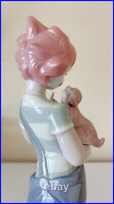 Lladro 8237 Stage Partners girl clown with Puppy Dog UTOPIA MWOB, RV$430