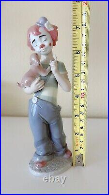 Lladro 8237 Stage Partners girl clown with Puppy Dog UTOPIA MWOB, RV$430