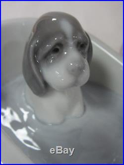 Lladro #9280 Bathing My Puppies Brand Nib Girl Puppy Dog Save$ Free Shipping