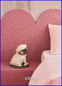 Lladro #9689 Puppie Pug Figurine Brand Nib Large Dog Animal Candy Save$ F/sh