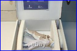 Lladro'A Warm Welcome' Girl with Dog Figure, #6903, In Original Box