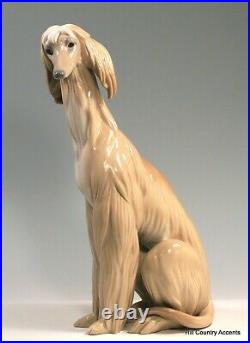 Lladro Afghan #1069 Tall Dog Retired 36 Years Ago $635 Value Mint