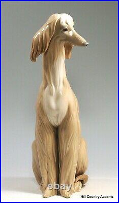 Lladro Afghan #1069 Tall Dog Retired 36 Years Ago $635 Value Mint