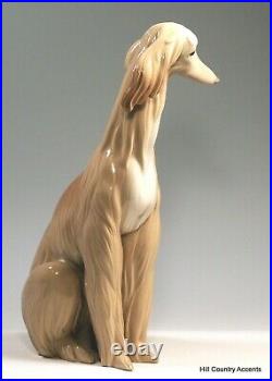 Lladro Afghan #1069 Tall Dog Retired 36 Years Ago $635 Value Mint