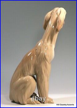 Lladro Afghan #1069 Tall Dog Retired 36 Years Ago $635 Value Mint