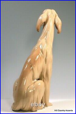 Lladro Afghan #1069 Tall Dog Retired 36 Years Ago $635 Value Mint