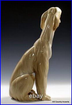 Lladro Afghan #1069 Tall Dog Retired 36 Years Ago $635 Value Mint