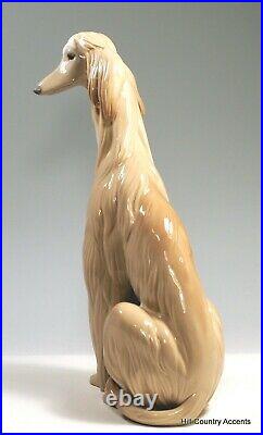 Lladro Afghan #1069 Tall Dog Retired 36 Years Ago $635 Value Mint