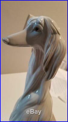 Lladro Afghan Hound Dog 12 Tall Figurine # 1069 Excellent