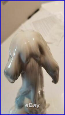 Lladro Afghan Hound Dog 12 Tall Figurine # 1069 Excellent