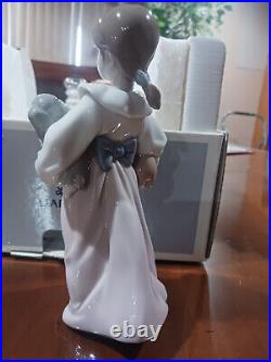 Lladro Arms Full Of Love Girl Figurine #6419 Brand Nib Puppies Cute Save$$ F/sh