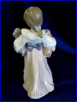 Lladro Arms Full Of Love Girl Figurine #6419 Brand Nib Puppies Cute Save$$ F/sh