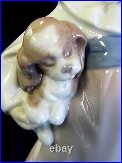 Lladro Arms Full Of Love Girl Figurine #6419 Brand Nib Puppies Cute Save$$ F/sh