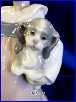 Lladro Arms Full Of Love Girl Figurine #6419 Brand Nib Puppies Cute Save$$ F/sh