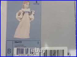 Lladro Arms Full Of Love Girl Figurine #6419 Brand Nib Puppies Cute Save$$ F/sh