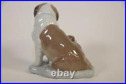 Lladro BABY-Sitting St. Bernard with Puppy Figurine 8170 MINT