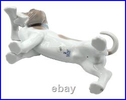 Lladro BASSETT HOUND DOG Figurine 6398 MORNING DELIVERY NO Box / Retired 2001