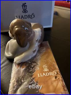 Lladro BOSOM BUDDIES Figurine 6599 Dog Cat Retired Box