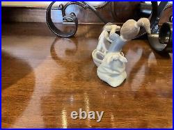 Lladro Bashful Bather Figurine #5455 Adorable Girl Washing Reluctant Dog