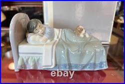 Lladro Bedtime Buddies Boy with Dog Figurine 6541 with Box