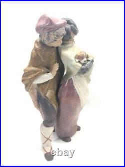 Lladro Boy And Girl With Dog Facing Wind #1279 Figurine (cmp046426)