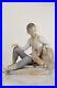 Lladro Boy with Dog Porcelain Figurine L 10