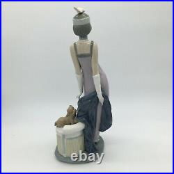 Lladro COUPLET Lady with Dog a 1920's Flapper Girl Figurine #5174 13.5 1982
