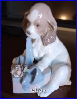 Lladro Can't Wait Dog Figurine #8312