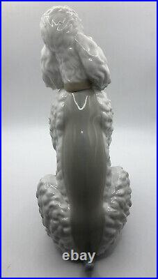 Lladro Caniche Poodle Dog Figurine Spain Vintage 1960's Rare Approx