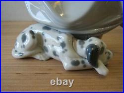 Lladro Chit-Chat 5466 Girl on Phone with Dog Mint in Box