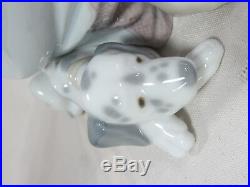 Lladro Chit Chat Girl Figurine #5466 Brand Nib Phone Puppy Dog Cute Save$$ F/sh