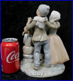 Lladro Christmas Carolers Children Singing With Dog 1239 Retired