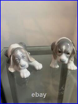 Lladro Collectible Figurine Dogs Pair