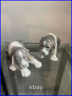 Lladro Collectible Figurine Dogs Pair