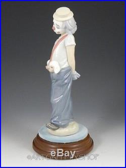 Lladro Collectors Society Figurine LITTLE PALS CLOWN WITH DOGS #7600 Mint Base