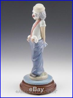 Lladro Collectors Society Figurine LITTLE PALS CLOWN WITH DOGS #7600 Mint Base