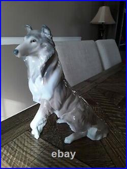 Lladro Collie Dog Porcelain Figurine #6455