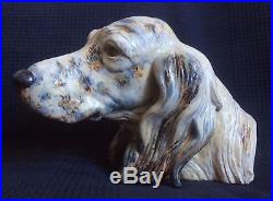 Lladro DOG'S HEAD Porcelain figurine MINT