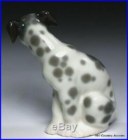 Lladro Dalmatian # 1260 Dog Sitting Puppy No Box Mint