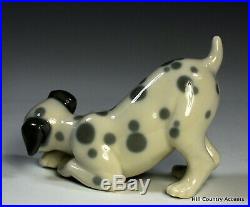 Lladro Dalmatian #1261 Playful Dog Puppy -fast, Free Shipping $475 V Mib
