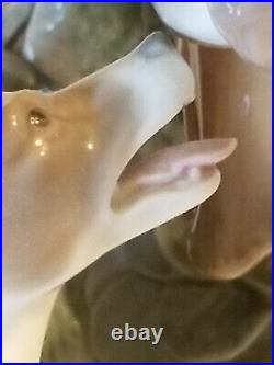 Lladro Deer Hunting Rare Mint ConditionLarge