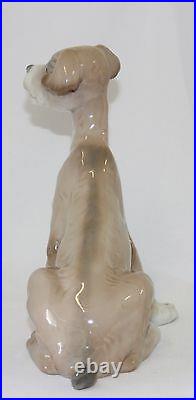 Lladro Dog #4583 Figurine Dog Sitting Perfect