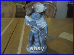 Lladro Dog Band Guitarist Figure Model 1152 By Juan Huerta 8.25 Inch 1971-1978