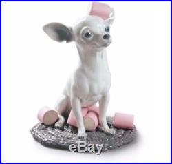 Lladro Dog Chihuahua With Marshmallows 01009191 Brand New