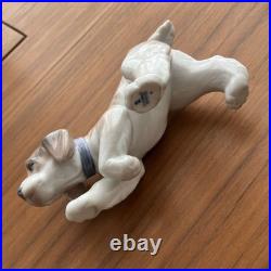 Lladro Dog Figurine Ceramic