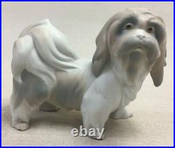 Lladro Dog Figurine Retired Lhaso Apso Tibetan Terrier