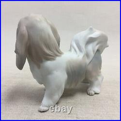 Lladro Dog Figurine Retired Lhaso Apso Tibetan Terrier