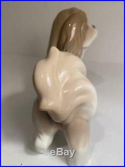 Lladro Dog Lhasa Apso Figurine 4642 Glossy Porcelain No Box